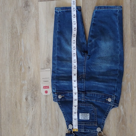 NWT Levi's Infant One Piece Overalls Blue Size 9M - Picture 13 of 14